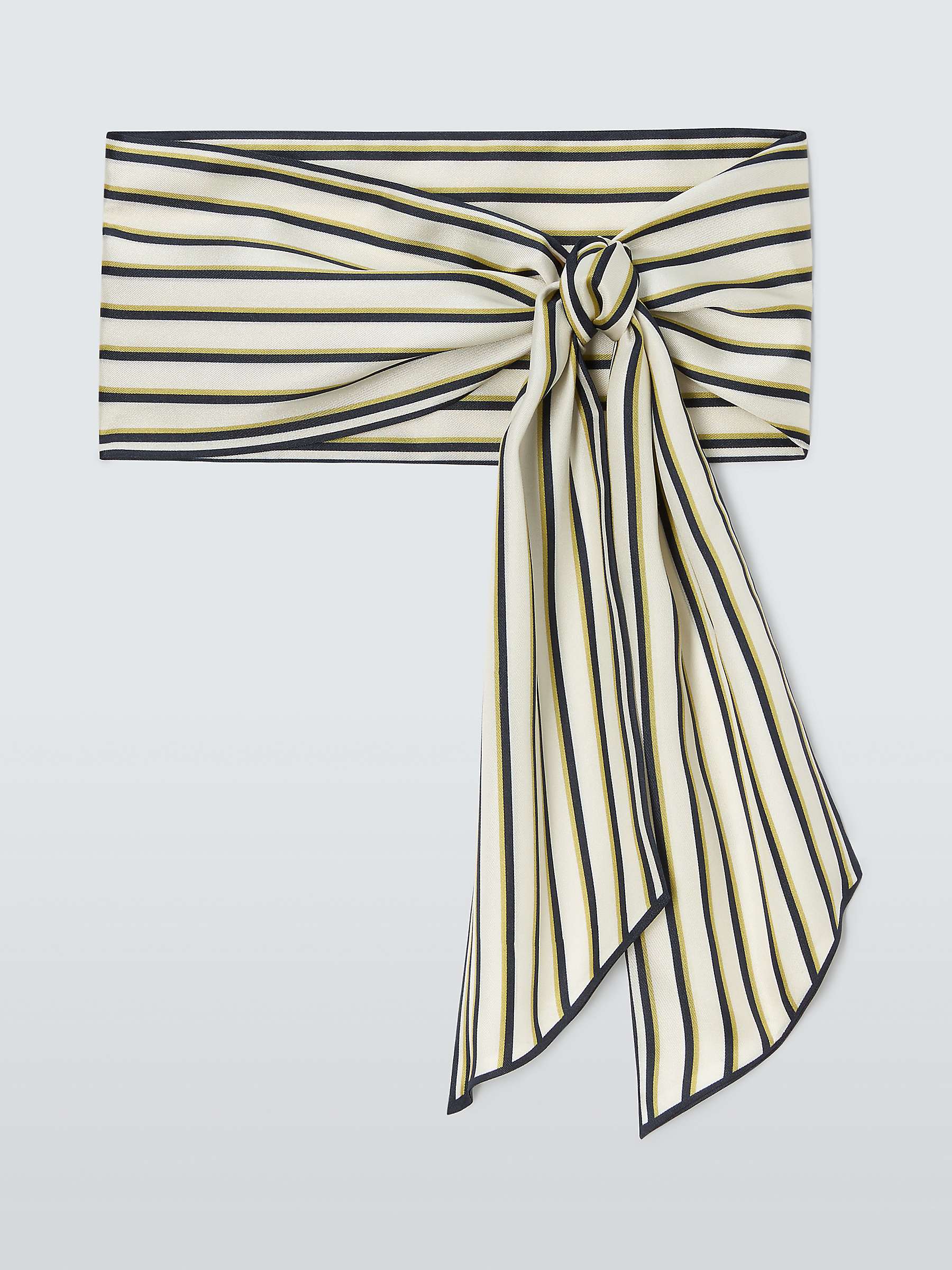 Buy John Lewis Striped Silk Scarf Online at johnlewis.com