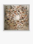 John Lewis Ulyana Hammond 'Gilded Wings' Framed Canvas, 85 x 85cm, Brown/Gold
