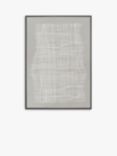 John Lewis Tom Reeves 'The Weave' Framed Canvas, 70 x 100cm, Grey