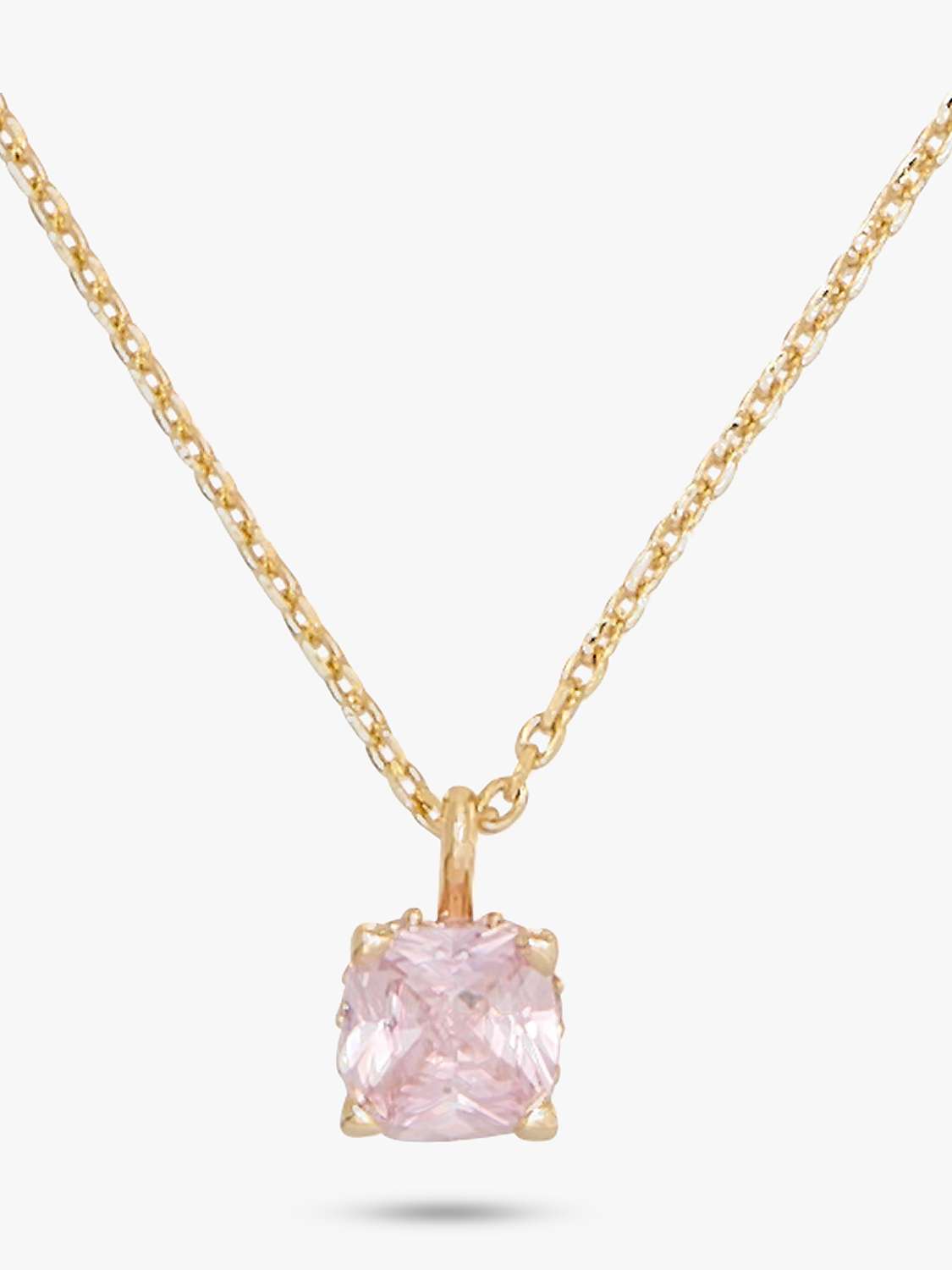 Buy kate spade new york Little Luxuries Cubic Zirconia Pendant Necklace Online at johnlewis.com