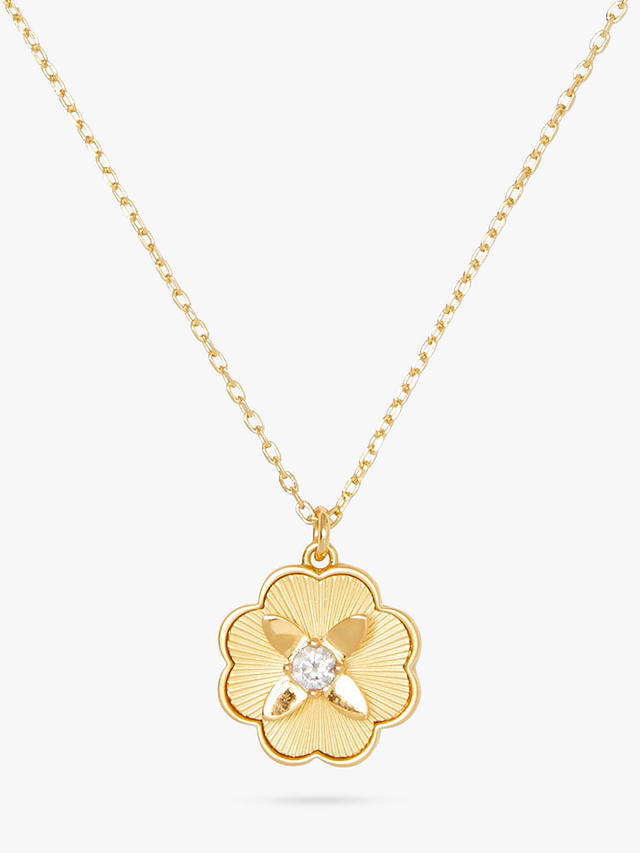 kate spade new york Bloom Pendant Necklace, Gold