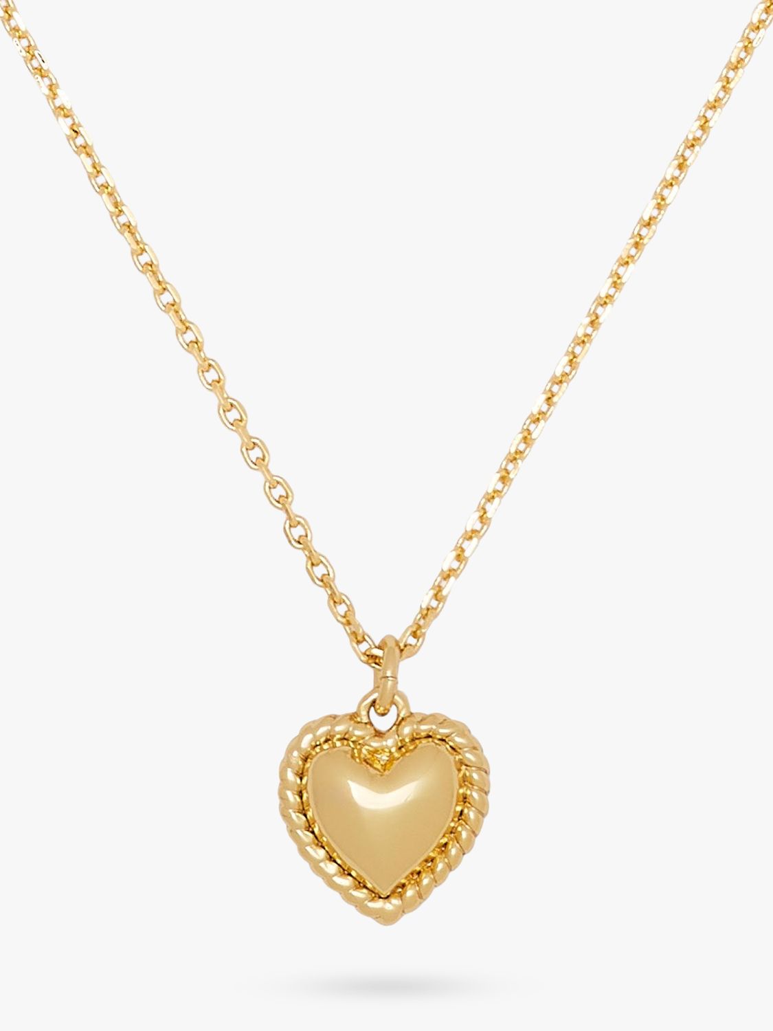 kate spade new york Golden Hour Heart Pendant Necklace, Gold