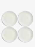 John Lewis Puritan Stoneware Dinner Plates, Set of 4, 27.8cm, Indigo