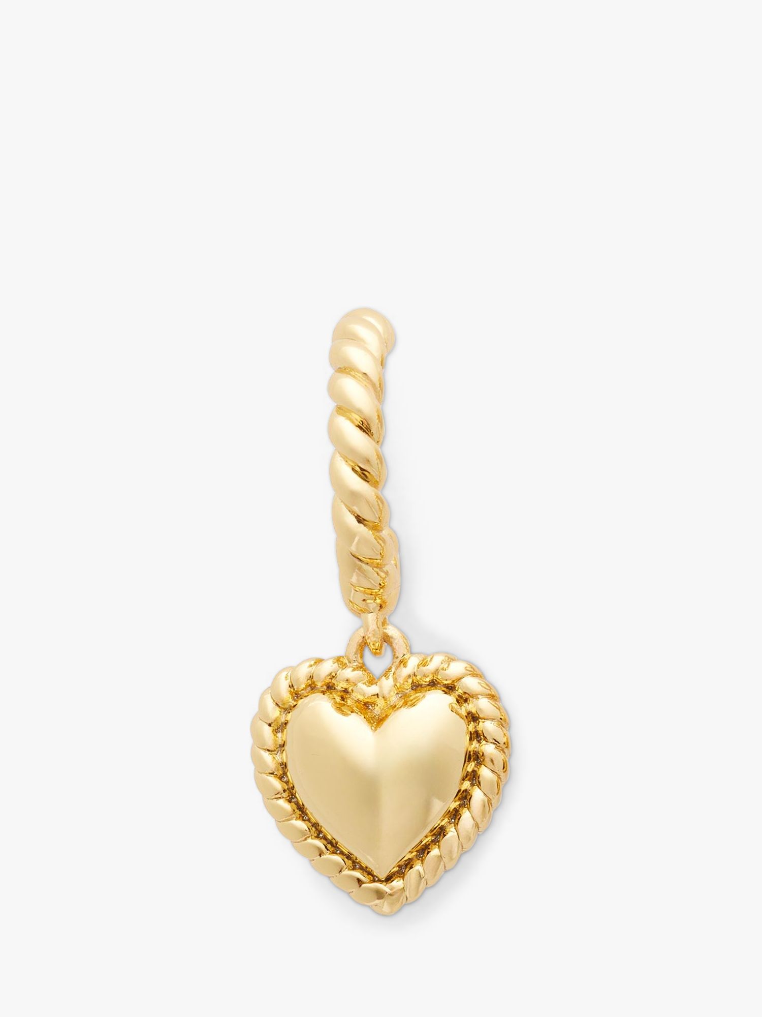 Buy kate spade new york Golden Hour Heart Drop Hoop Earrings, Gold Online at johnlewis.com