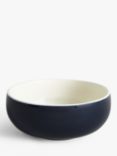 John Lewis Puritan Stoneware Cereal Bowls, Set of 4, 15cm, Indigo