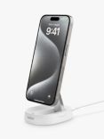 Belkin Convertible Magnetic Wireless Charging Stand with Qi2, 15W, White