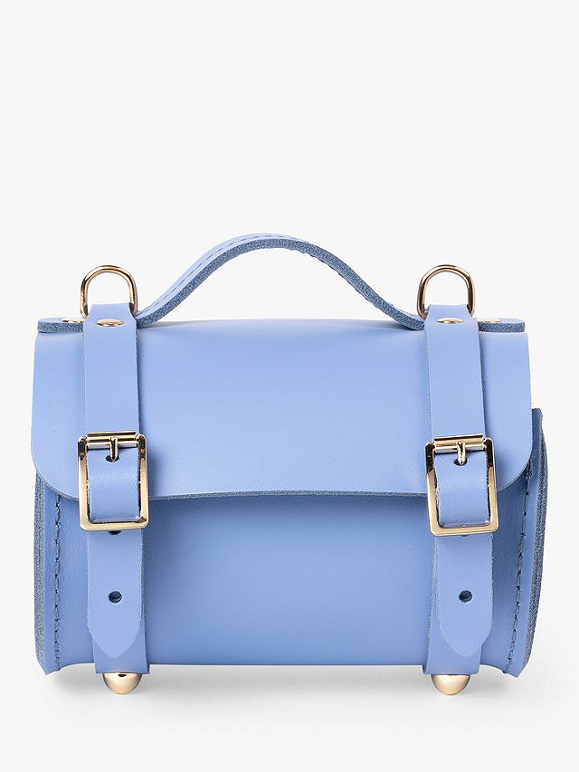 Cambridge Satchel The Micro Bowls Leather Bag, Bluebell