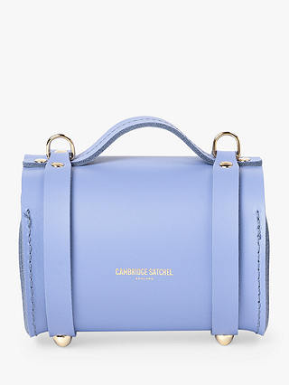 Cambridge Satchel The Micro Bowls Leather Bag, Bluebell