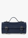 Cambridge Satchel Bowls Leather Grab Bag, Blueberry Saffiano