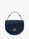 Cambridge Satchel The Kate Leather Crossbody Bag, Blueberry Saffiano