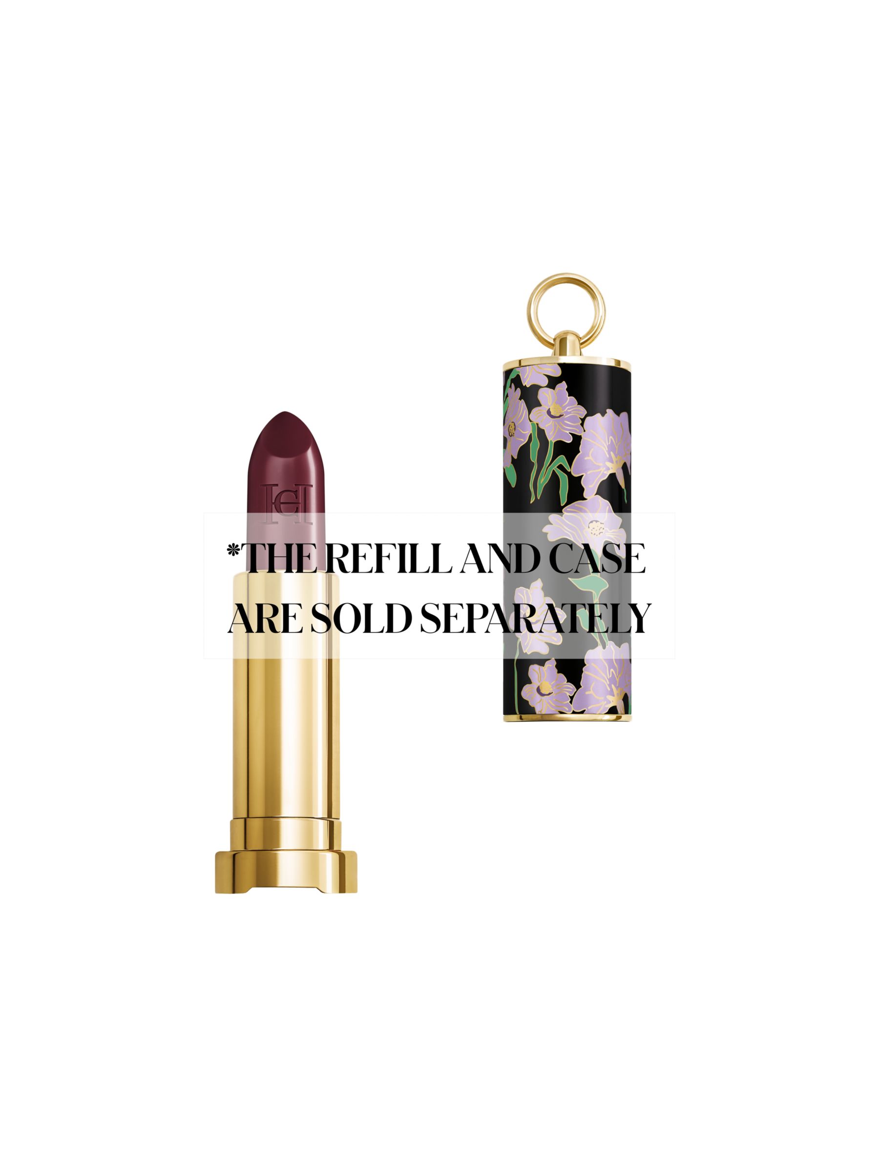 Carolina Herrera Fabulous Kiss Lipstick Satin Refill 395 Purple Drama 