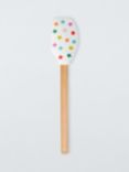 John Lewis Multi Stars Silicone Head Spatula with Bamboo Handle