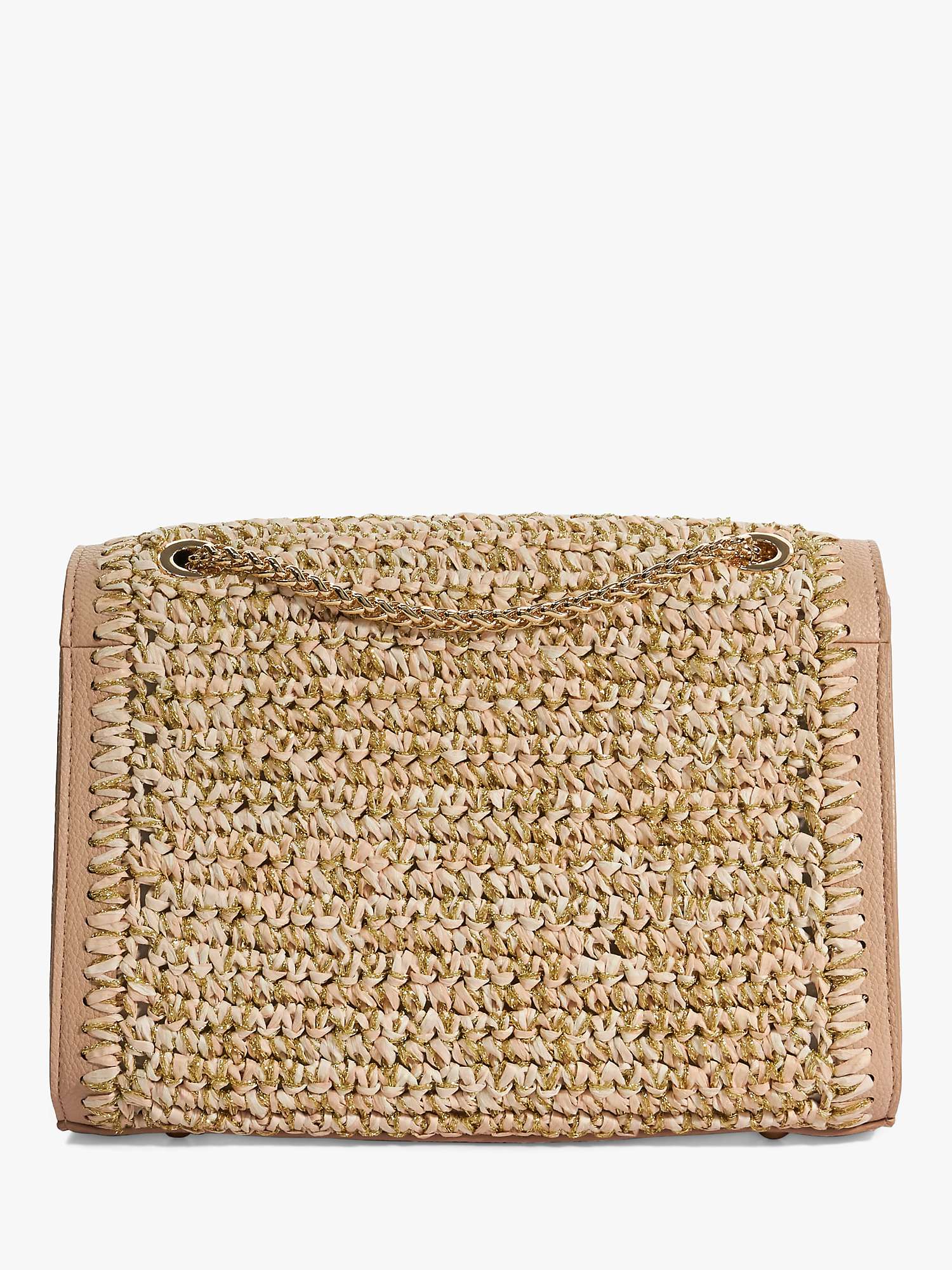Buy Dune Delphinium Woven Shoulder Bag, Natural Online at johnlewis.com