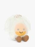 Jellycat Amuseable Boiled Egg Bride Soft Toy, White