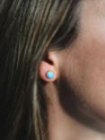Auree Barcelona Birthstone Gold Vermeil Stud Earrings