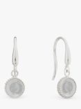Auree Barcelona Birthstone Sterling Silver Drop Earrings