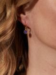 Auree Barcelona Birthstone Gold Vermeil Drop Earrings