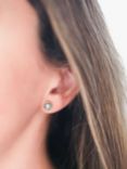 Auree Savanne Labradorite Stud Earrings, Gold