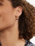 Auree Barcelona Birthstone Gold Vermeil Drop Earrings, Lapis Lazuli - September