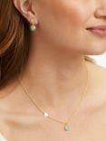 Auree Salina Amazonite Drop Earrings, Gold
