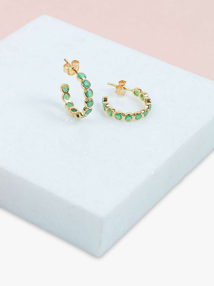 Buy Auree Ortigia Gold Vermeil Hoop Earrings Online at johnlewis.com