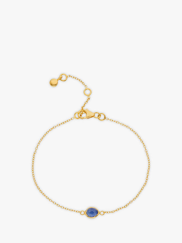 Auree Hampton Gold Vermeil Bracelet, Gold/Sapphire