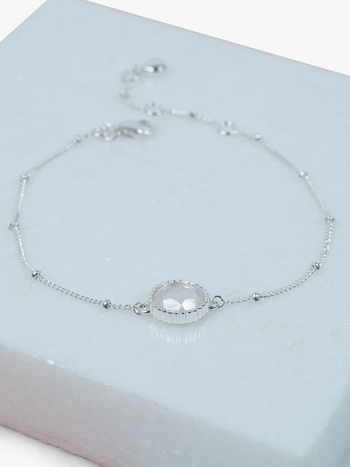 Buy Auree Barcelona Birthstone Sterling Silver Bracelet Online at johnlewis.com