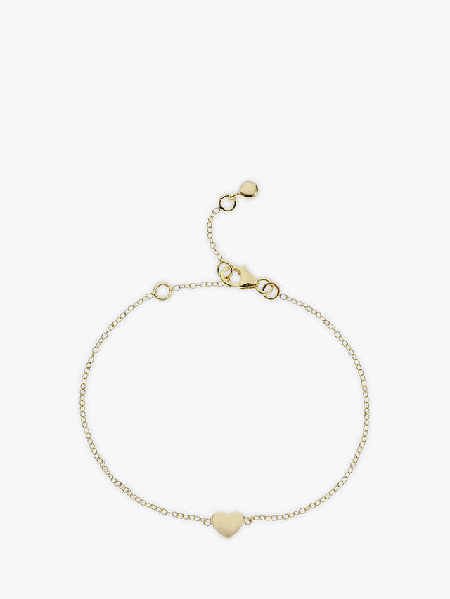 Auree Verona Full Heart Chain Bracelet, Gold