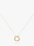 Auree Knightsbridge Russian Wedding Ring Pendant Necklace, Gold