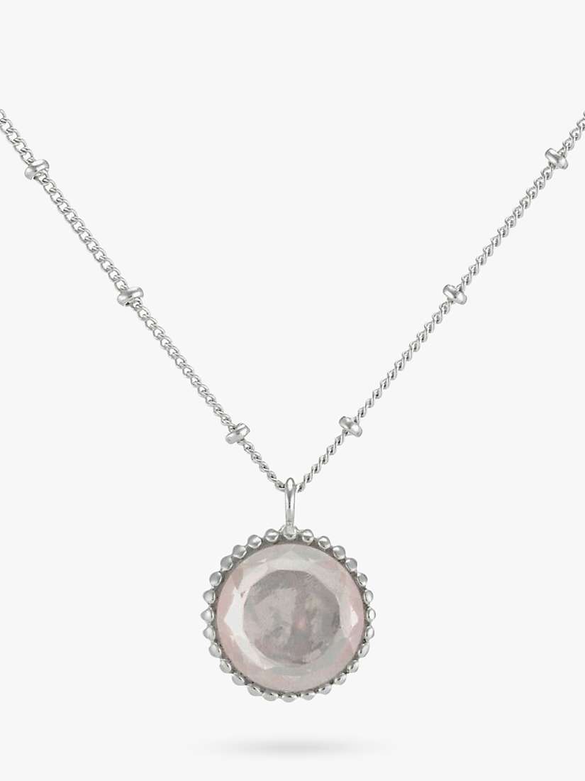 Buy Auree Barcelona Birthstone Sterling Silver Necklace Online at johnlewis.com