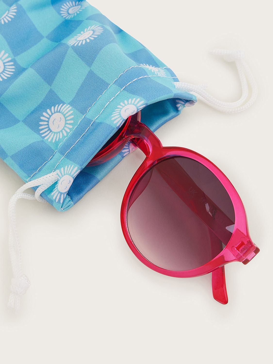 Buy Monsoon Kids' Sunglasses, Bright Pink Online at johnlewis.com