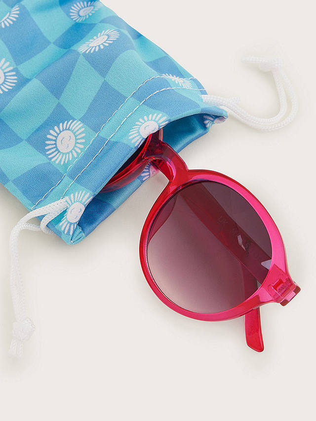Monsoon Kids' Sunglasses, Bright Pink