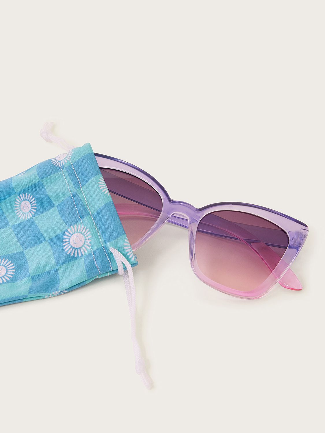 Buy Monsoon Kids' Ombre Recycled Sunglasses, Lilac Online at johnlewis.com