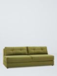 John Lewis Snooze 3 Seater Sofa Bed, Olive Velvet