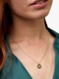 Auree Bellevue Personalised Footprint Pendant Necklace