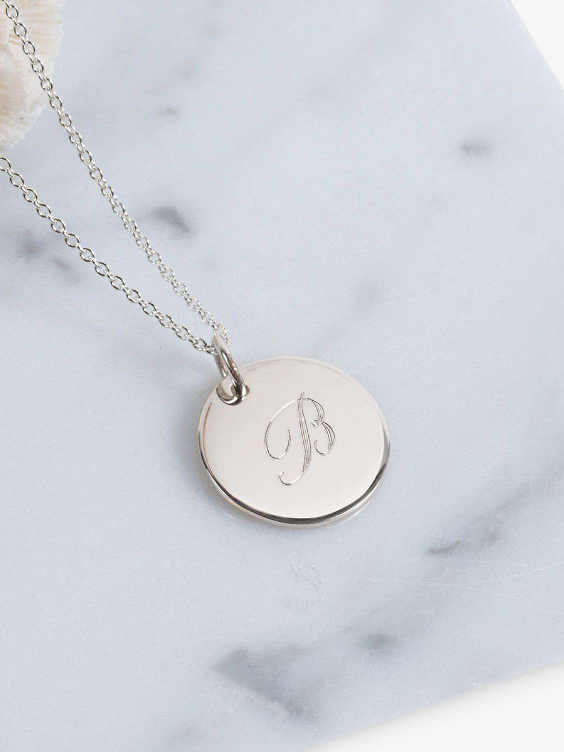 Buy Auree Bellevue Personalised Footprint Pendant Necklace Online at johnlewis.com