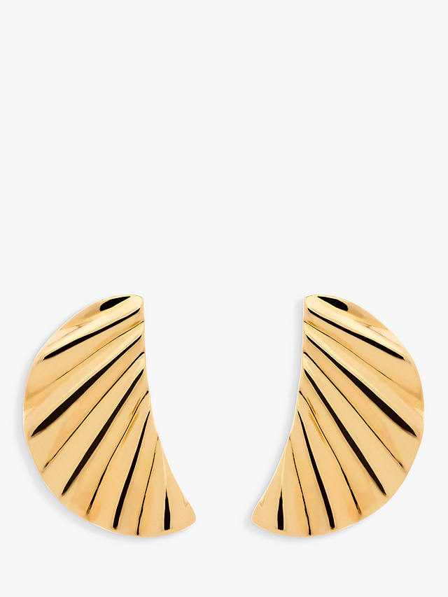 Emma Holland Wave Clip-On Earrings, Gold