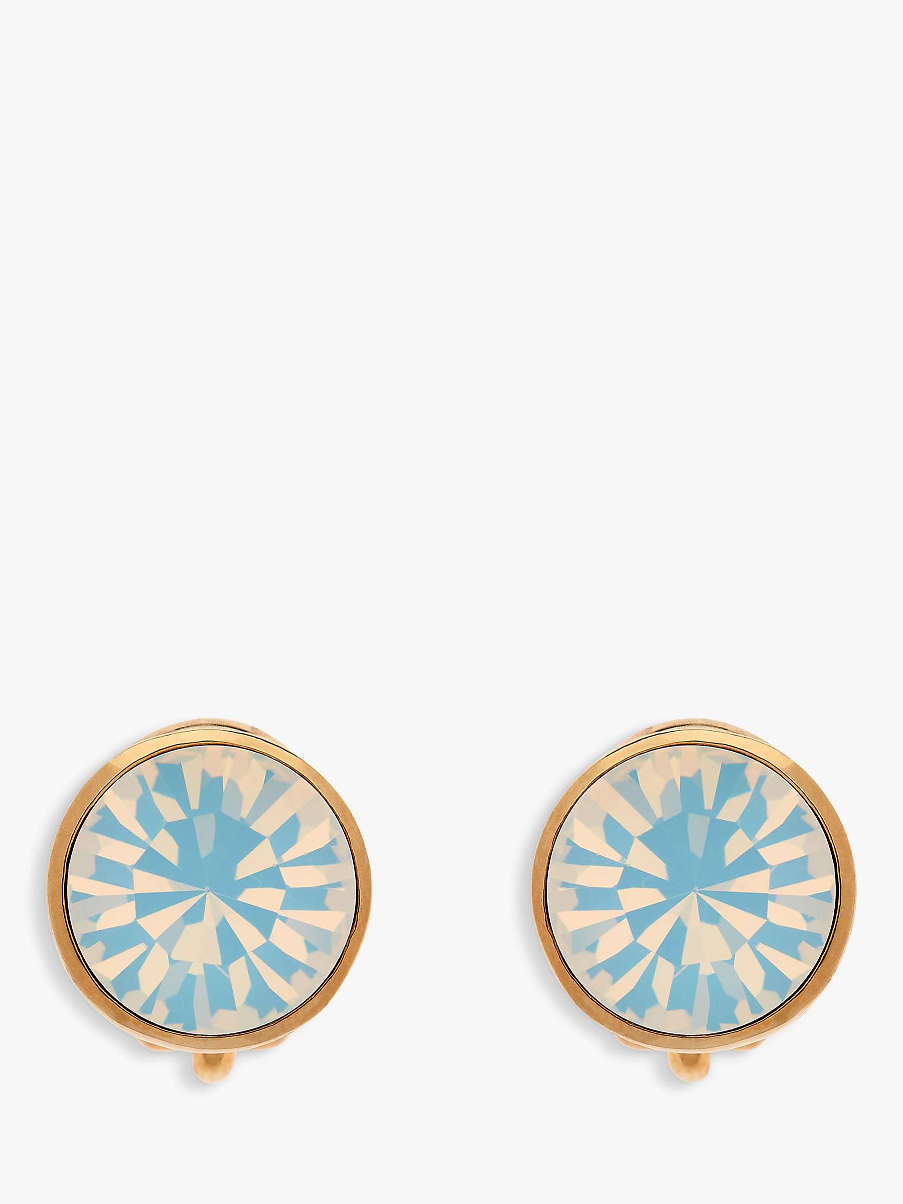Buy Emma Holland Opal Crystal Clip-On Earrings, Gold Online at johnlewis.com