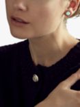 Emma Holland Opal Crystal Clip-On Earrings, Gold