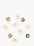Emma Holland Butterfly Earring Backs, Pack of 10, Gold