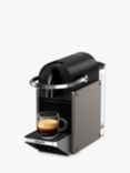 Nespresso KRUPS Pixie XN306T40 Coffee Machine, Black/Titanium