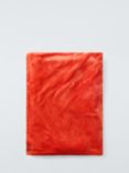 John Lewis ANYDAY Fleece Throw, Burnt Orange