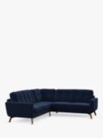 John Lewis Barbican 5+ Seater Corner Sofa, Dark Leg