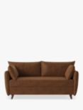 Swyft Model 08 2.5 Seater Sofa Bed, Dark Leg, Faux Leather Chestnut