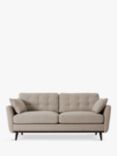 Swyft Model 10 Medium 2 Seater Sofa, Dark Leg, Linen Pumice