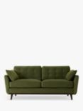 Swyft Model 10 Medium 2 Seater Sofa, Dark Leg, Velvet Vine
