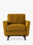 Swyft Model 10 Armchair, Dark Leg, Velvet Mustard