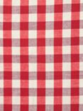 John Lewis Gingham Cotton Tea Towel, Red