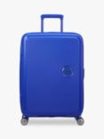 American Tourister Soundbox 4-Wheel 67CM Medium Expandable Suitcase, Cobalt Blue