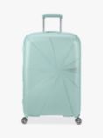 American Tourister Starvibe 4-Wheel 77cm Expandable Large Suitcase Case, Met Surf Blue